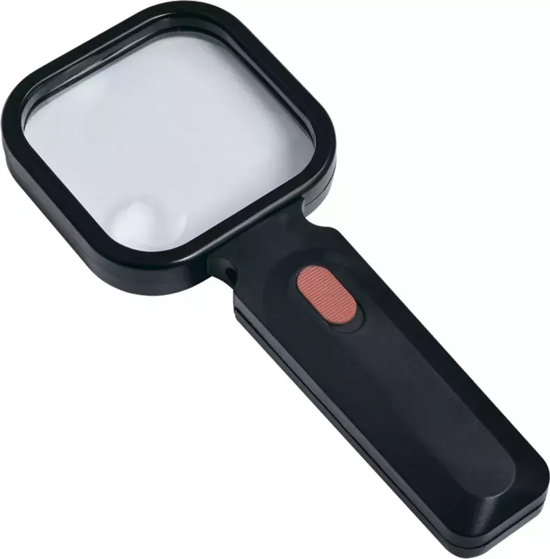 Lupa na čtení s osvětlením Levenhuk Zeno Read ZR10 black - 2x; 6x (80mm x 80mm/20mm)