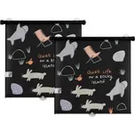 LEOKID Sluneční clony do auta 2 ks Rocky Island