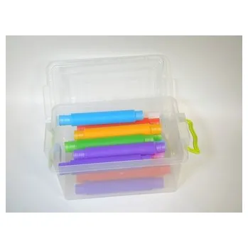 Stavebnice Geomag Flexi Trubky pro děti, průměr 3 cm, set 24 dílů