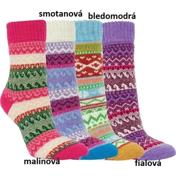 Dámské ponožky Dámské ponožky Color RS - 35-38 / malinová