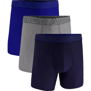 Boxerské Trenýrky UNDER ARMOUR Performance Tech™ Mesh 6" (3 kusy) - modré - 1383884-410 Velikosti: XL