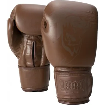 Boxerské rukavice Boxerské SUPER PRO rukavice Combat Gear Legend - hnědé - SPBG100_73710 Velikosti: 12 oz