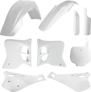 POLISPORT kompletní sada plastů (FULL KIT) YAMAHA YZ 125/250 93-95 v sadě tabulka přední (8674000001) i kryty tlumičů (8496400001) barva bílá OEM (POLISPORT kompletní sada plastů (FULL KIT) YAMAHA YZ 125/250 93-95 v sadě tabulka přední (8674000001) i kryt