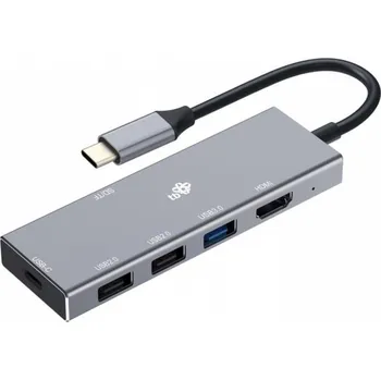 USB hub TB USB-C 7v1 adapter USB 3.0, 2xUSB 2.0, HDMI, PD, SD/TF