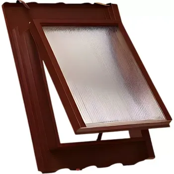 střešní výlez Střešní vikýř (výlez) pro Terran Danubia, Bramac Římská, 50x60 cm, hnědá