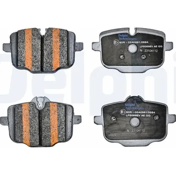 Brzdová destička Sada brzdových destiček, kotoučová brzda DELPHI LP5069EV