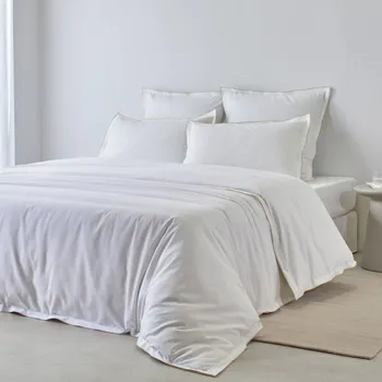 Povlečení Blancheporte Povlečení se zakončením prýmkem Colombine® bílá povlak na polštář 50x70 cm
