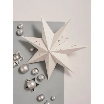 Vánoční dekorace Sinsay - Vánoční dekorace ve tvaru hvězdy - sříbrná - 027GG-SLV - 027GG-SLV-ONE