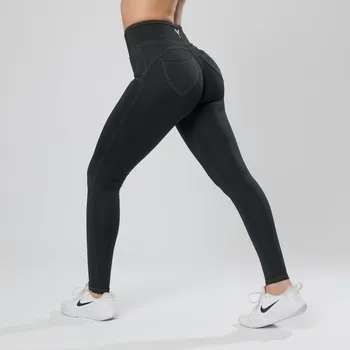 Dámské legíny Push up Legíny Black pants Yastraby XXL