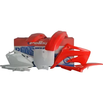 POLISPORT kompletní sada plastů HONDA CR 85R 03-07 barva červená bílá (POLISPORT kompletní sada plastů HONDA CR 85R 03-07 barva červená bílá)