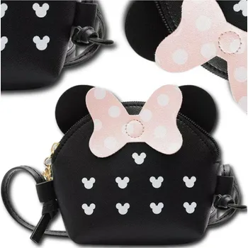 Kabelka Malá kabelka pro princeznu Mouse Cocard, měkká ekologická umělá kůže, 13x12x4 cm