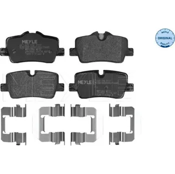 Brzdový systém Sada brzdových destiček, kotoučová brzda MEYLE 025 214 2117