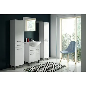 Koupelnový nábytek Skříňka s umyvadlem RINO 75/85 - 71.5, 34.1, 71.5 (OLNRINO275+OLKE6075) HOPA