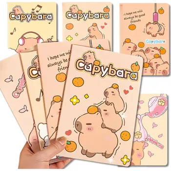 Zápisník Camerazar Barevný linkovaný zápisník Capybara 4dílný A5 s 60 stranami