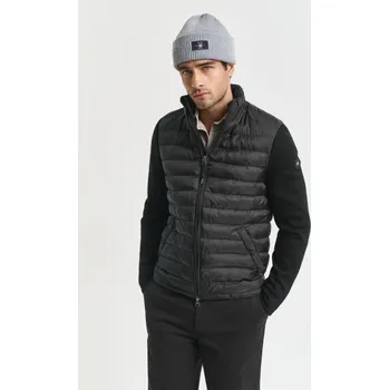 Pánské oblečení BUNDA GANT MIXED MEDIA JACKET BLACK