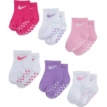 Nike 6Pk Ankle Grip Bb00 Pink 6-12 M