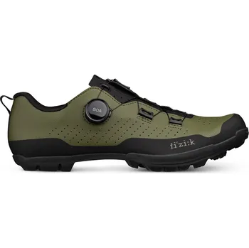 Pánské cyklistické tretry FIZIK TRETRY TERRA ATLAS ARMY - BLACK (TEX5BPR1R6110) 40