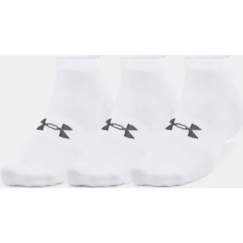 Under Armour Ponožky Essential Low Cut 3Pk - bílé - 1365745-100 Velikosti: M