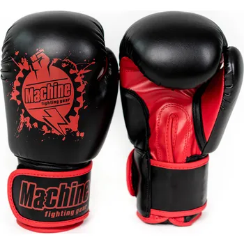 Boxerské rukavice Boxerské rukavice Machine Fist - černo / červené - Mach_BOX_Fist_BR Velikosti: 14 oz