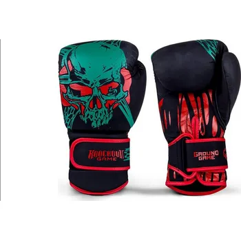 Boxerské rukavice Boxerské rukavice Ground Game TOXIC - černé - GRGM_TOXIC_BLK Velikosti: 14 oz