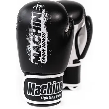 Boxerské rukavice Boxerské rukavice Machine Train Hard- černo / bílé - Mach_BOX_TrainH_BW Velikosti: 16 oz