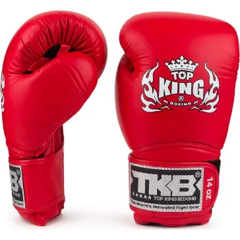 Boxerské rukavice Boxerské rukavice TOP KING Super Air Red - TKBGSARED Velikosti: 14 oz
