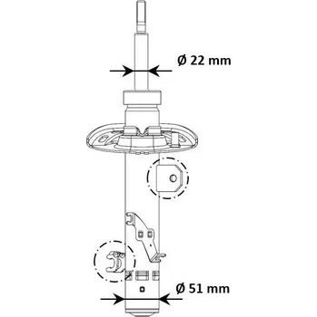 Tlumič pérování KYB 3348157