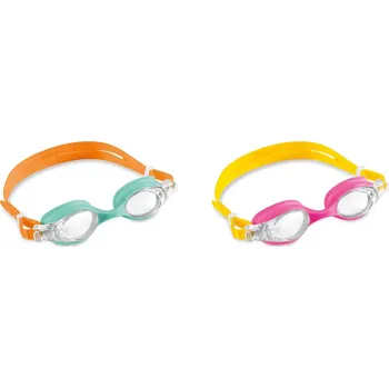Plavecké brýle INTEX Dětské plavecké brýlé INTEX 55693 KIDS SET - 2 KS ORANŽOVÁ|RŮŽOVÁ|VÍCEBAREVNÁ