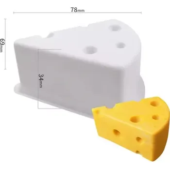 Mýdlo Silikonová forma na mýdlo a svíčku - Sýr