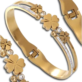 Náramek Camerazar Zlatý náramek z chirurgcké oceli II