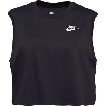 Dámské tílko Nike SPORTSWEAR CLUB L Černá, Bílá