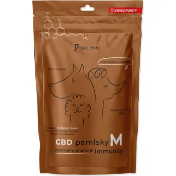 Pamlsek pro psa Pochoutka CBD Immunity M 100g