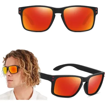 Sluneční brýle Camerazar Pánské sportovní brýle s polarizovanými zrcadlovými sklíčky, univerzální velikost, nerdy styl