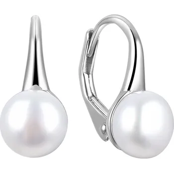 Náušnice NUBIS® Stříbrné perlové náušnice - NB-3107