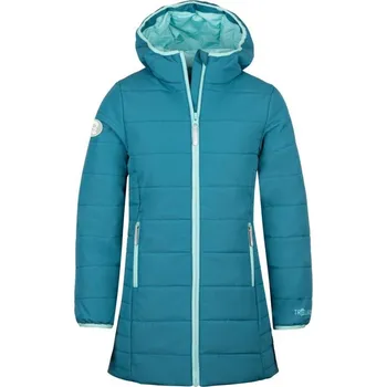 Chlapecká bunda Dívčí zateplená bunda s kapucí Trollkids Girls Stavanger Coat winter blue (219-323) 140