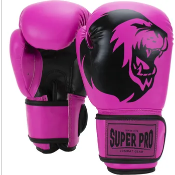 Boxerské rukavice Boxerské rukavice Super Pro Combat Gear Talent - růžové - SPBG130_PINK Velikosti: 10 oz