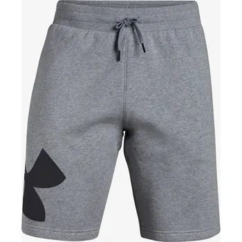 Pánské kraťasy Pánské šortky UNDER ARMOUR RIVAL FLEECE LOGO SWEATSHORT - šedé - 1329747-035 Velikosti: M