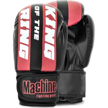 Boxerské rukavice Boxerské rukavice Machine King Of The Ring FAST - černo/červené - MACH_KINGFAST_RED Velikosti: 10 oz