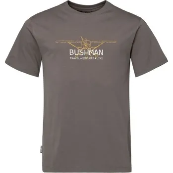 Pánské tričko Pánské triko BUSHMAN SNYDER XXXL Tmavě šedá, Mix