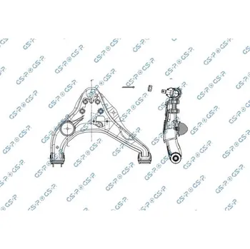Opravná sada podvozku a pohonu kol Ridici paka, zaveseni kol GSP S065626