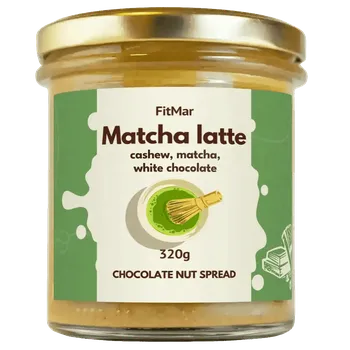 FitMar.cz Matcha Latte krém s bílou čokoládou 190 g