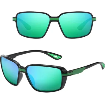 Sluneční brýle Camerazar Sportovní brýle na jízdu na kole s polarizačními zrcadlovými sklíčky, černé, plast