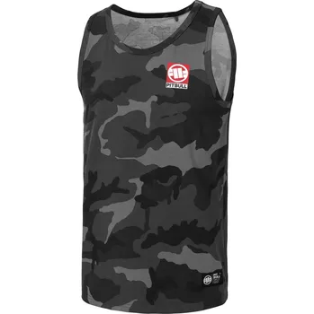 Pánské tílko Pitbull West coast Pánské tílko Small Hilltop - All Black Camo - PWC_PTSMALHILLTOP_ACBLK Velikosti: M