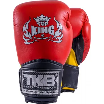 Boxerské rukavice Boxerské rukavice TOP KING Super Air Red/Yellow - TKBGSAREDYELLOW Velikosti: 8 oz