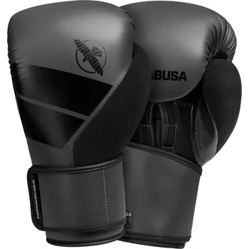 Boxerské rukavice Hayabusa Boxerské rukavice S4 - černo šedé - HB_BOXS4_BLK Velikosti: 16 oz