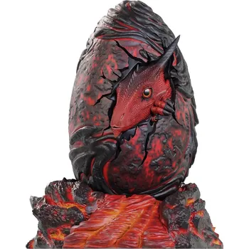 Karnevalový doplněk Dračí vejce Dungeons & Dragons - The Realms Statue Red Dragon Egg replika 13 cm