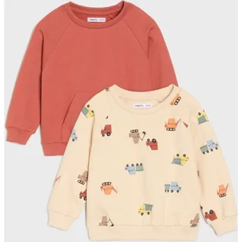 Chlapecká mikina Sinsay - Sada 2 mikin - béžová - 528EM-02X - 528EM-02X-86