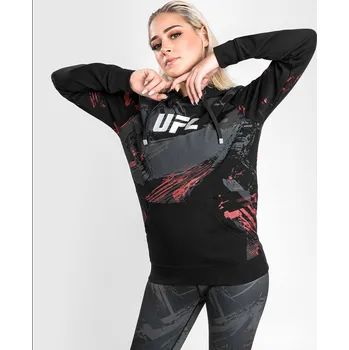 Oblečení a móda Dámská mikina VENUM UFC Authentic Fight Week 2.0 - černo/červená - VNMUFC-00125-001 Velikosti: S