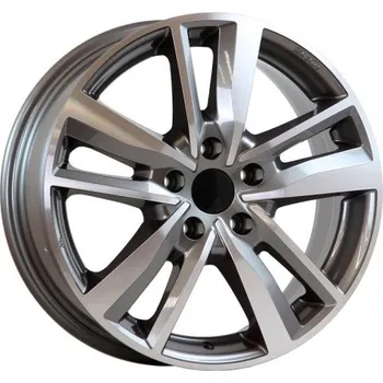 Alu kolo Alu kola AGT 17226, 17x7 5x114.3 ET40, šedivá + leštění (zátěžová)