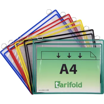 Set školních potřeb djois velkokapacitní rámeček s kapsou a dvěma očky, A4, mix barev, 5 ks